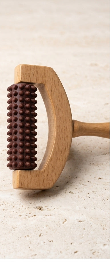 Handheld Wooden Body Massager Roller
