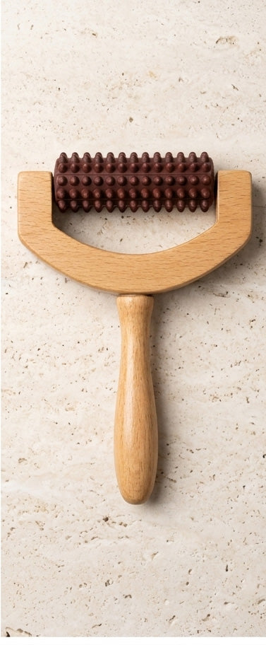 Handheld Wooden Body Massager Roller